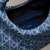 Bolso hobo de Denim con logotipo en todo el diseño Bolso hobo de Denim con logotipo en todo el diseño