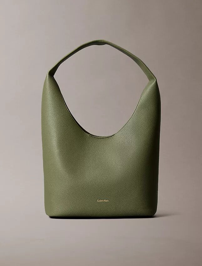 Bolso holgado con textura granulada Bolso holgado con textura granulada