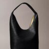 Bolso holgado con textura granulada Bolso holgado con textura granulada