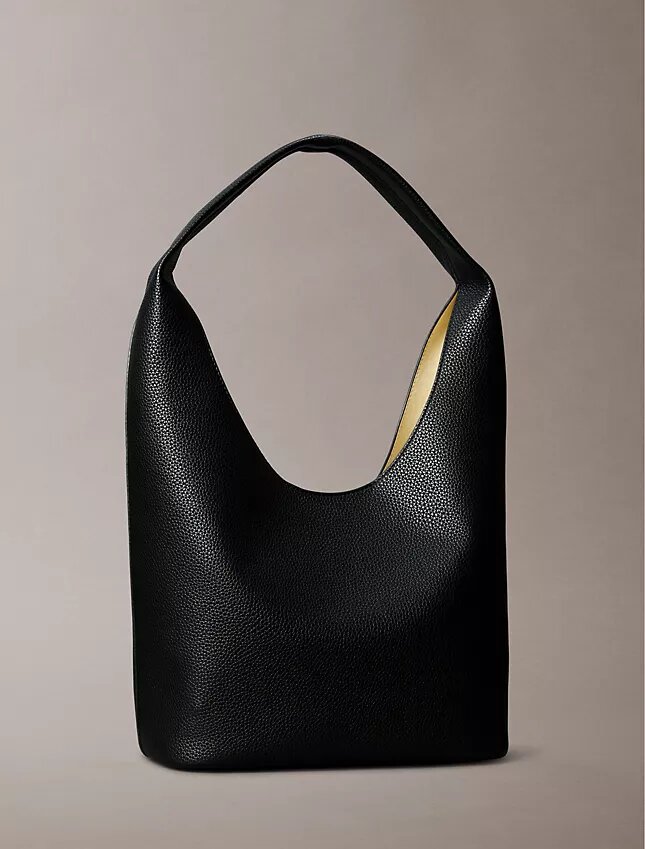 Bolso holgado con textura granulada Bolso holgado con textura granulada