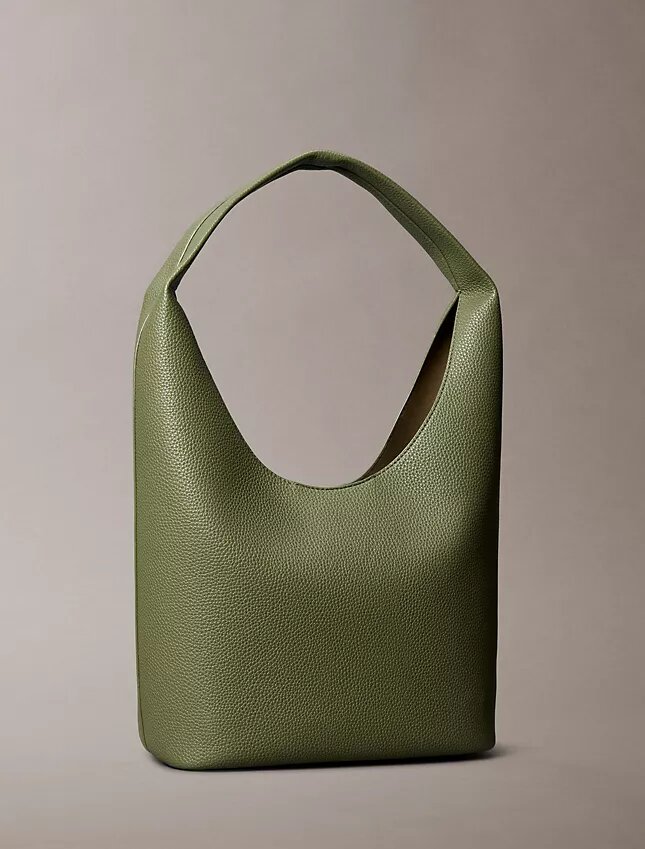Bolso holgado con textura granulada Bolso holgado con textura granulada