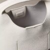 Bolso pequeño holgado con textura granulada