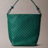 Bolso tipo cubo pequeño con estampado de logotipo en todo el diseño y bolsillo interior Bolso tipo cubo pequeño con estampado de logotipo en todo el diseño y bolsillo interior