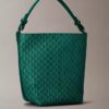 Bolso tipo cubo pequeño con estampado de logotipo en todo el diseño y bolsillo interior Bolso tipo cubo pequeño con estampado de logotipo en todo el diseño y bolsillo interior