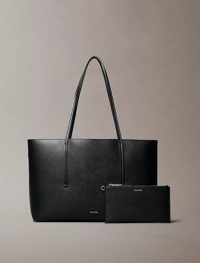 Bolso tote con logotipo metalizado Bolso tote con logotipo metalizado