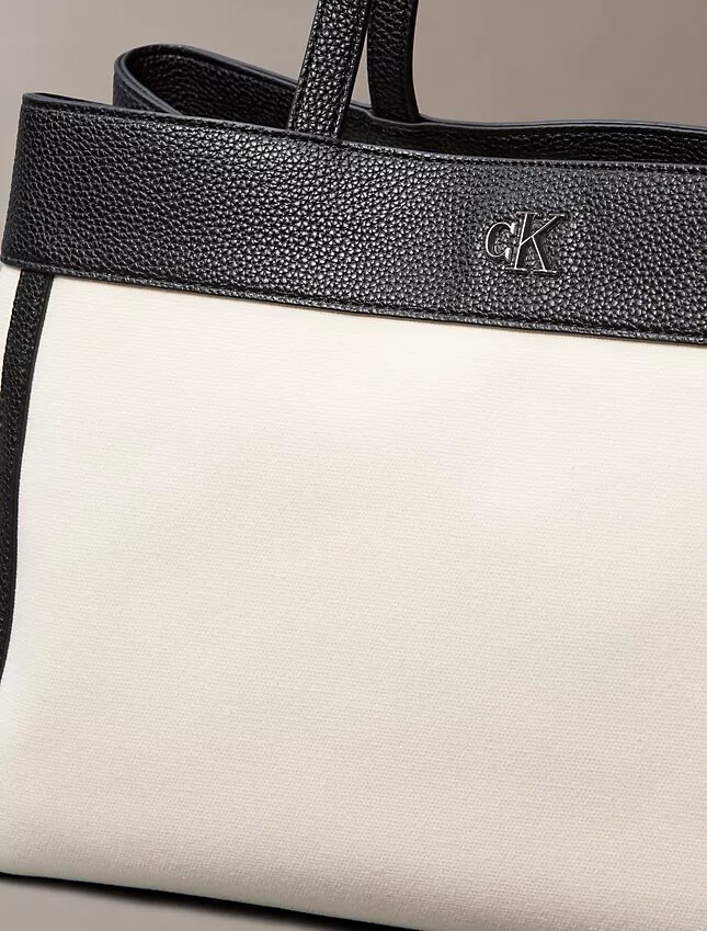 Bolso tote mediano de lona con Monogram Bolso tote mediano de lona con Monogram