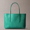 Bolso tote pequeño con estampado del logotipo en todo el tejido y bolsillo Bolso tote pequeño con estampado del logotipo en todo el tejido y bolsillo