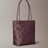 Bolso tote pequeño con logotipo en relieve