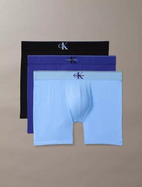 Boxer Brief de algodón Cotton Stretch con monograma gráfico, paquete de 3