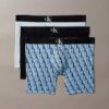 Boxer Brief de algodón Cotton Stretch con monograma gráfico, paquete de 3