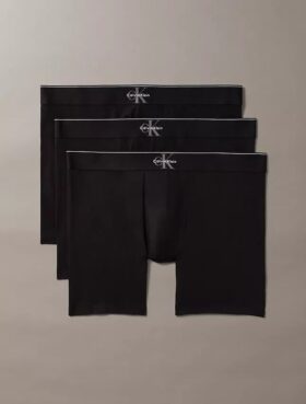 Boxer Brief de algodón Cotton Stretch con monograma gráfico, paquete de 3