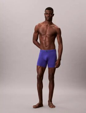 Boxer Brief de algodón Cotton Stretch con monograma gráfico, paquete de 3