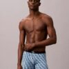 Boxer Brief de algodón Cotton Stretch con monograma gráfico, paquete de 3