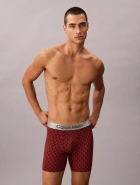Boxer Brief elástico de microfibra cepillada
