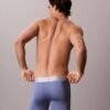 Boxer Brief elástico de microfibra color acero