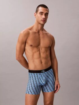 Boxer Brief elástico de microfibra con monograma gráfico