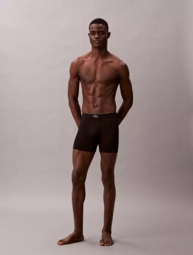 Boxer Brief elástico de microfibra con monograma gráfico