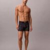 Boxer Brief elástico de microfibra con monograma gráfico