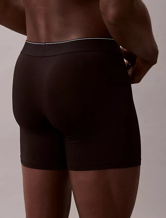 Boxer Brief elástico de microfibra con monograma gráfico Boxer Brief elástico de microfibra con monograma gráfico