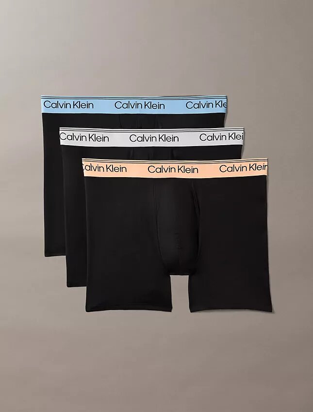 Boxer Briefs ajustados de microfibra, paquete de 3 Boxer Briefs ajustados de microfibra, paquete de 3