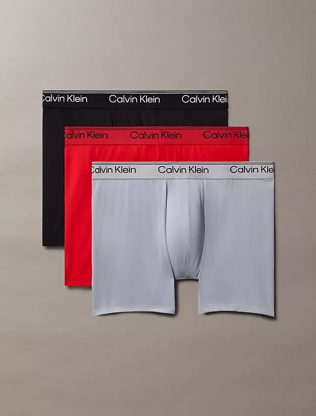 Boxer Briefs ajustados de microfibra, paquete de 3 Boxer Briefs ajustados de microfibra, paquete de 3