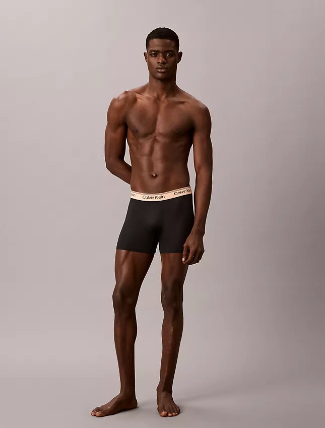 Boxer Briefs ajustados de microfibra, paquete de 3 Boxer Briefs ajustados de microfibra, paquete de 3