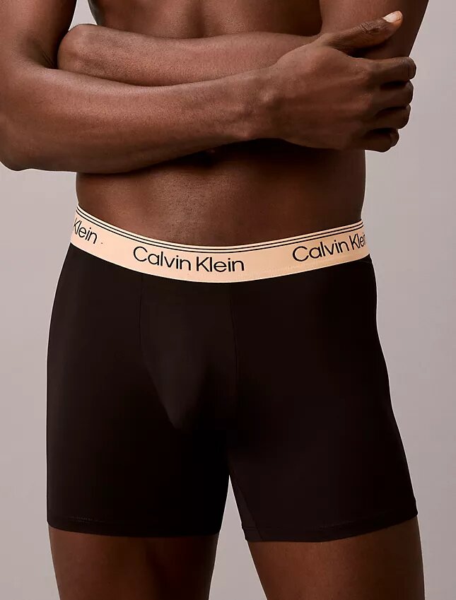 Boxer Briefs ajustados de microfibra, paquete de 3 Boxer Briefs ajustados de microfibra, paquete de 3