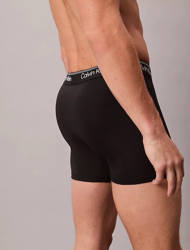 Boxer Briefs ajustados de microfibra, paquete de 3 Boxer Briefs ajustados de microfibra, paquete de 3