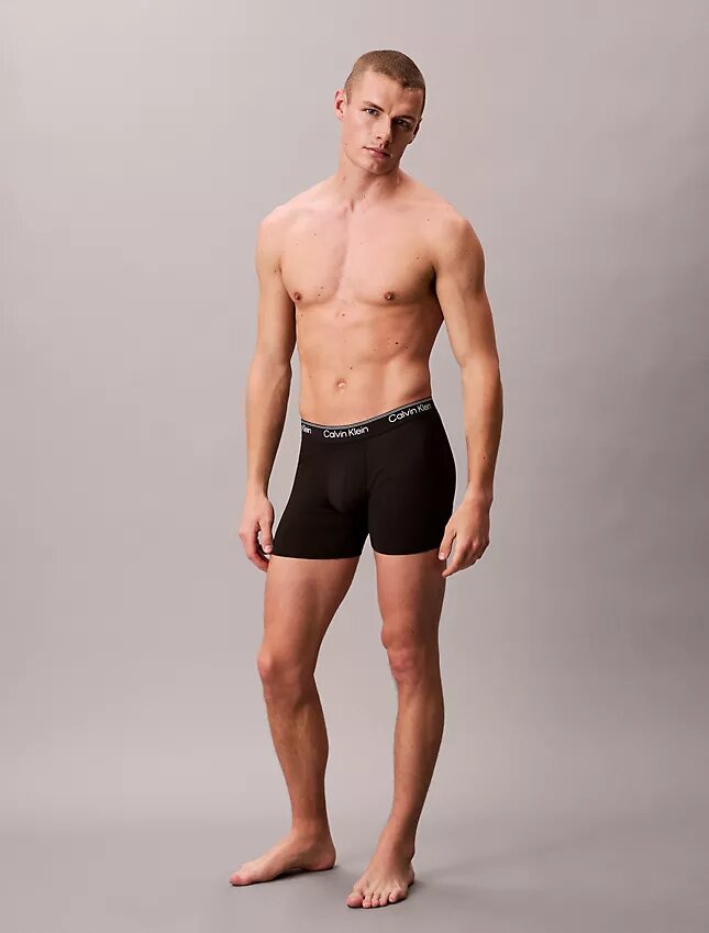 Boxer Briefs ajustados de microfibra, paquete de 3 Boxer Briefs ajustados de microfibra, paquete de 3