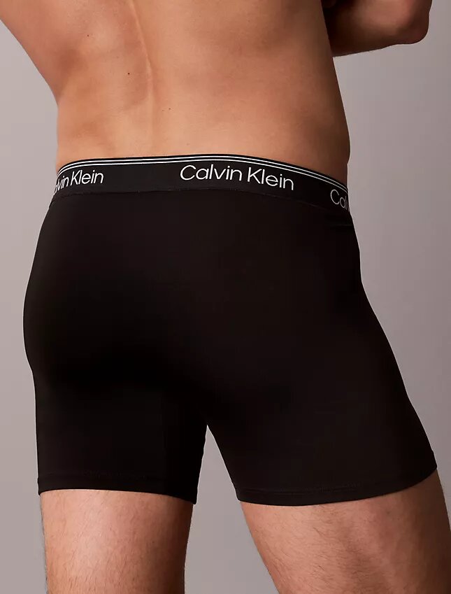 Boxer Briefs ajustados de microfibra, paquete de 3 Boxer Briefs ajustados de microfibra, paquete de 3