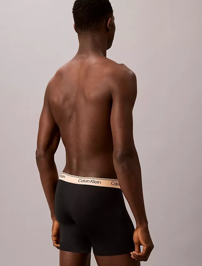 Boxer Briefs ajustados de microfibra, paquete de 3 Boxer Briefs ajustados de microfibra, paquete de 3