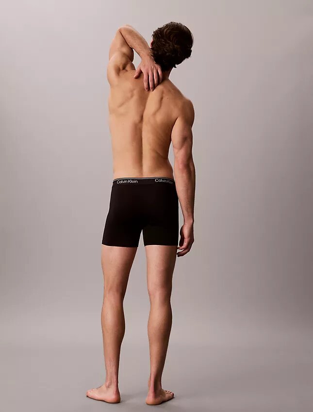 Boxer Briefs ajustados de microfibra, paquete de 3 Boxer Briefs ajustados de microfibra, paquete de 3