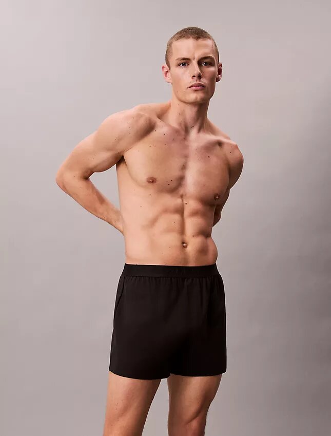 Boxer de punto fino CK Black Lounge Boxer de punto fino CK Black Lounge