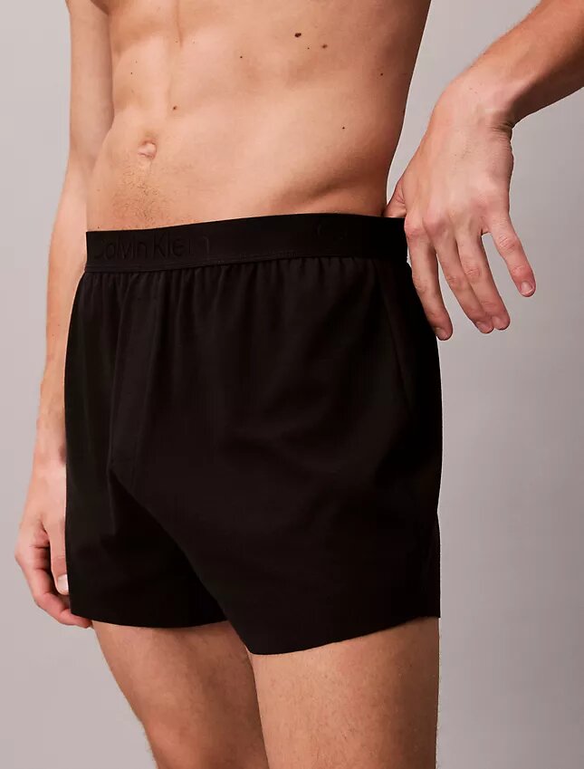 Boxer de punto fino CK Black Lounge Boxer de punto fino CK Black Lounge
