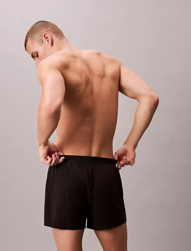 Boxer de punto fino CK Black Lounge Boxer de punto fino CK Black Lounge