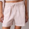 Boxers de popelín de algodón a rayas