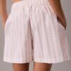 Boxers de popelín de algodón a rayas