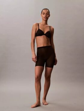 Braguitas boyshort minimalistas de malla con espalda baja