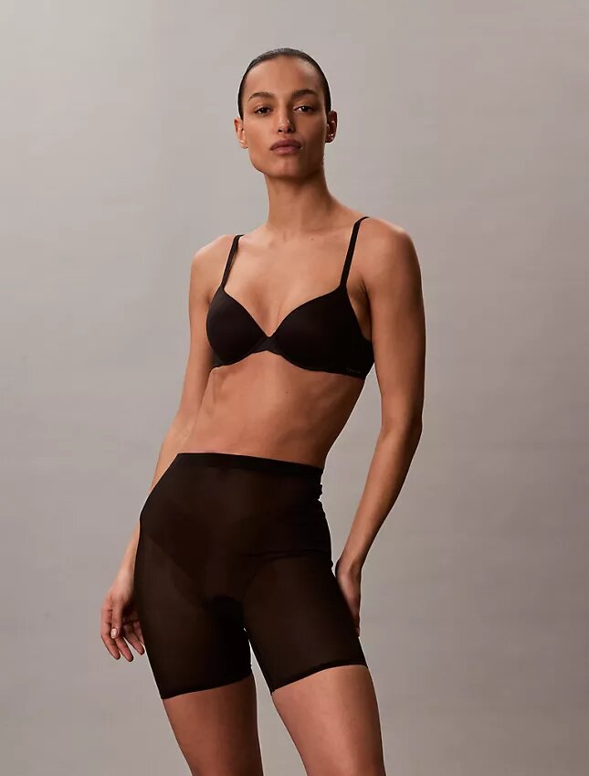 Braguitas boyshort minimalistas de malla con espalda baja Braguitas boyshort minimalistas de malla con espalda baja