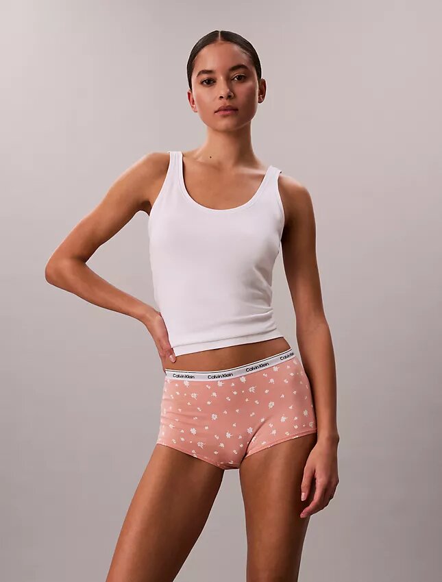 Braguitas tipo boyshort con logotipo icónico Braguitas tipo boyshort con logotipo icónico