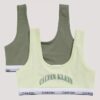 Bralette con gráfico del logotipo del arco, paquete de 2 Bralette con gráfico del logotipo del arco, paquete de 2