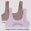 Bralette con gráfico del logotipo del arco, paquete de 2 Bralette con gráfico del logotipo del arco, paquete de 2