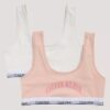 Bralette con gráfico del logotipo del arco, paquete de 2 Bralette con gráfico del logotipo del arco, paquete de 2