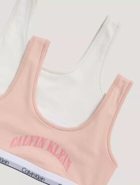 Bralette con gráfico del logotipo del arco, paquete de 2
