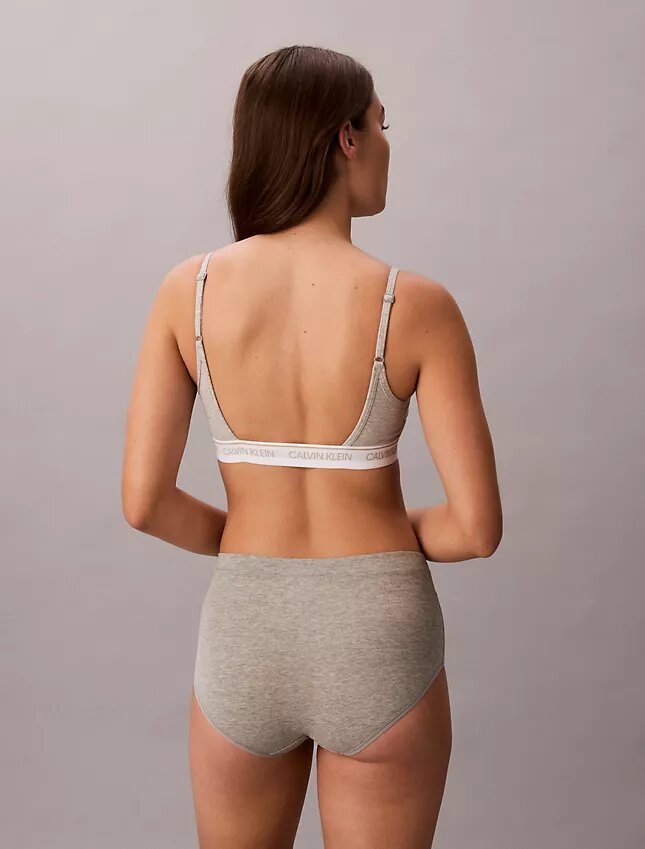 Bralette con logotipo de archivo y forro ligero Bralette con logotipo de archivo y forro ligero