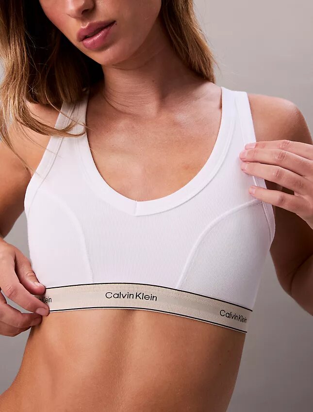Bralette de algodón Cotton Stretch con forro ligero de estilo clásico Bralette de algodón Cotton Stretch con forro ligero de estilo clásico