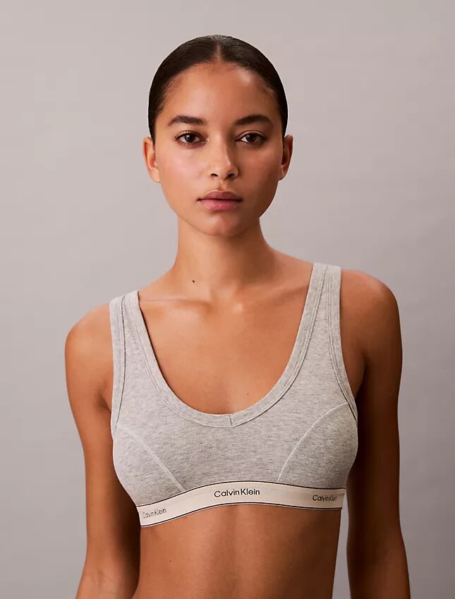 Bralette de algodón Cotton Stretch con forro ligero de estilo clásico Bralette de algodón Cotton Stretch con forro ligero de estilo clásico