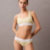 Bralette de algodón Modal Stretch acanalado con forro ligero Bralette de algodón Modal Stretch acanalado con forro ligero