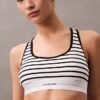 Bralette de algodón Modal Stretch acanalado con forro ligero Bralette de algodón Modal Stretch acanalado con forro ligero
