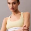 Bralette de algodón Modal Stretch acanalado con forro ligero Bralette de algodón Modal Stretch acanalado con forro ligero